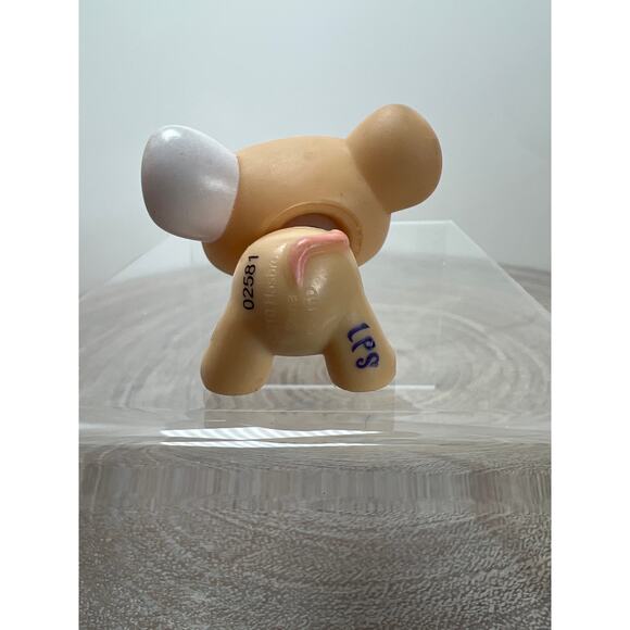 Littlest Pet Shop LPS #1618 Mouse Polka Dot Ears and Blue Dot Eyes 2010 - Picture 3 of 6